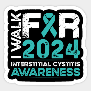 Interstitial Cystitis Awareness Walk 2024 Sticker